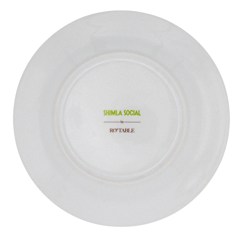 Bombay Blue Dinner Plate - Set of 4 (+1 Bonus Plate)