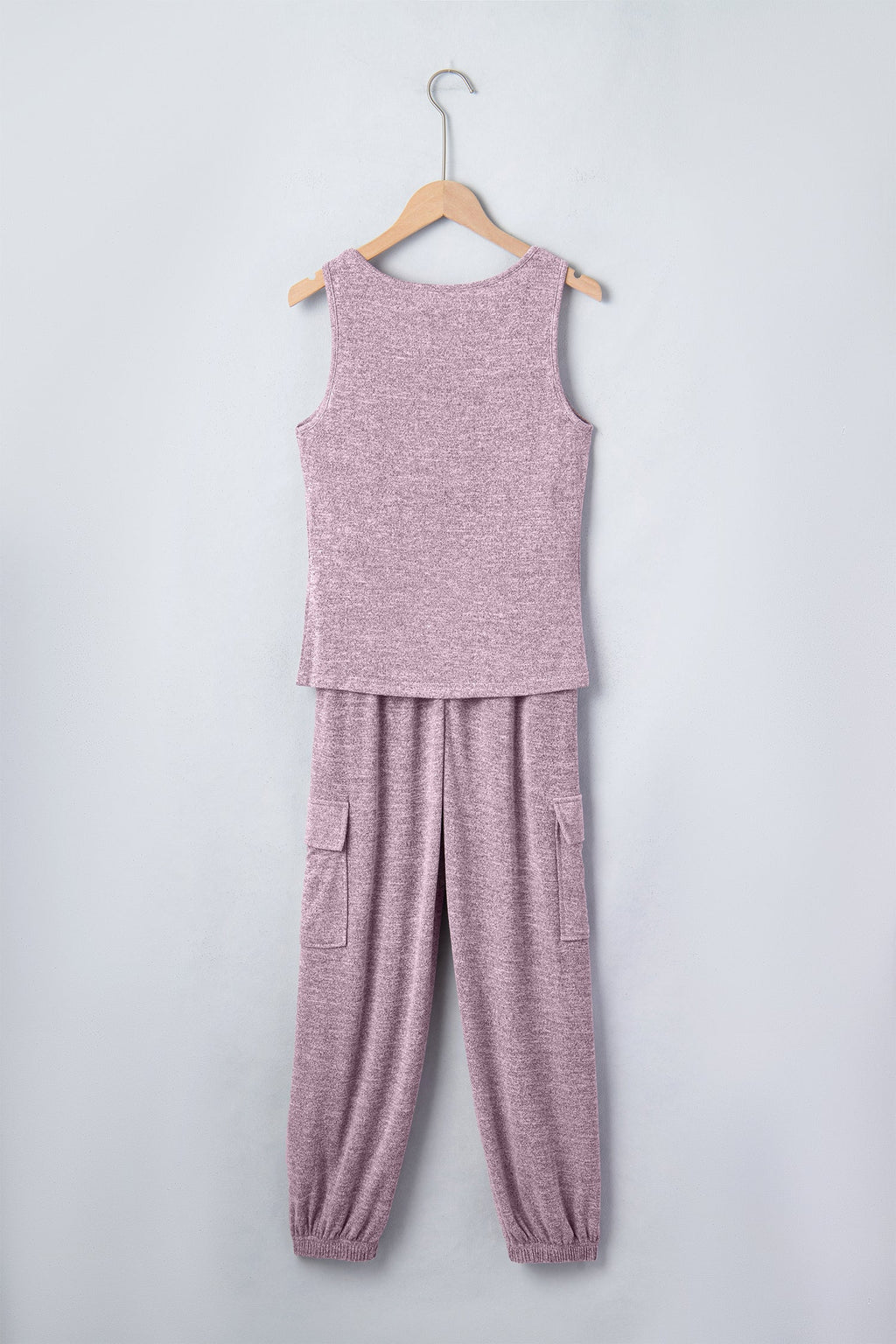Orchid Bouquet Casual Tank Top Drawstring Jogger Pants 2pcs Outfit
