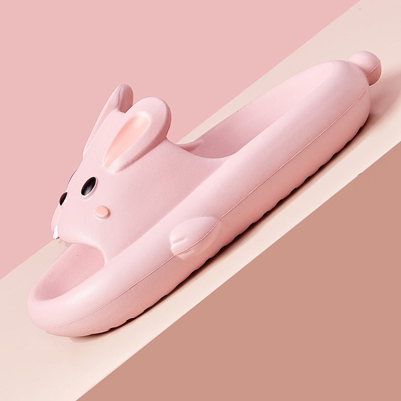 Kids & Women's Cute Rabbit Slippers | Breathable Non-Slip EVA Flip-Flops