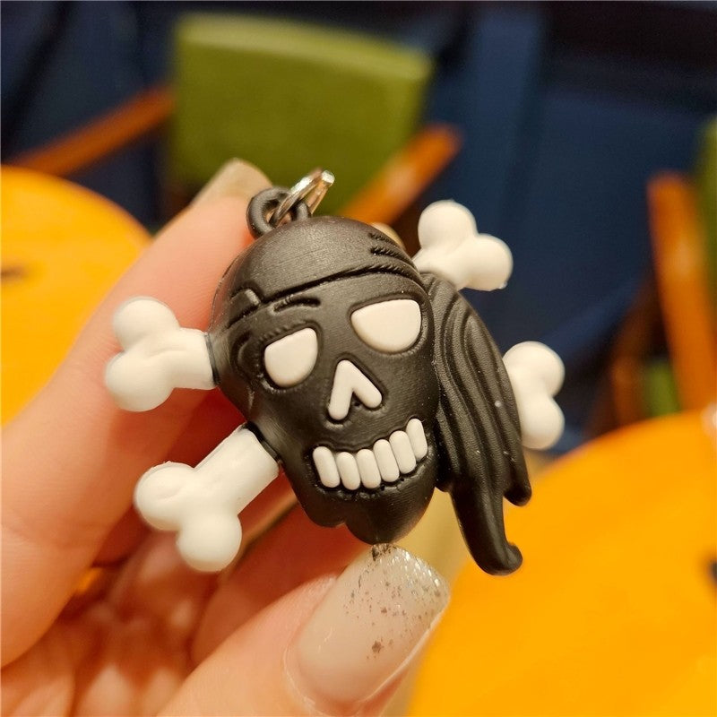 Funny Halloween Cartoon Silicone Keychain
