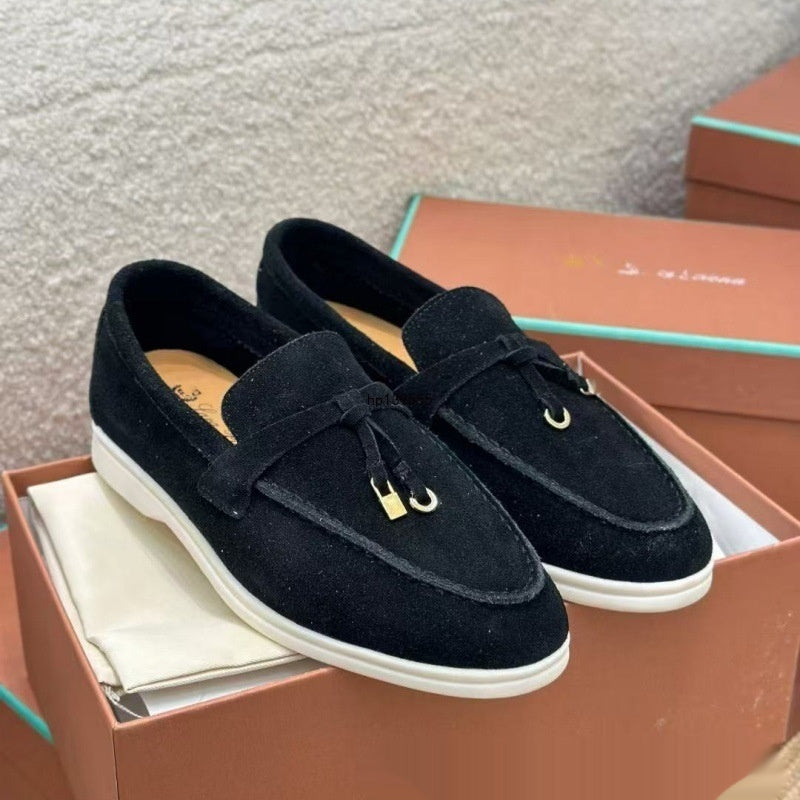 Women's British-Style Loafers - Flat Heel Slip-On Shoes for Spring Summer | Sarah Express