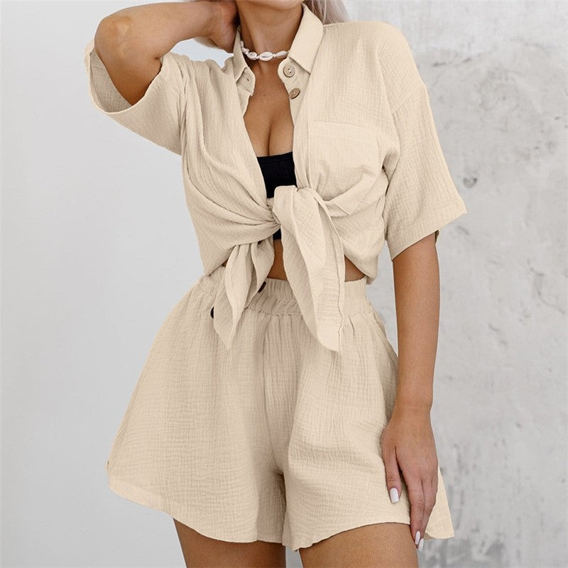 Short Sleeve and Short Pyjama Set