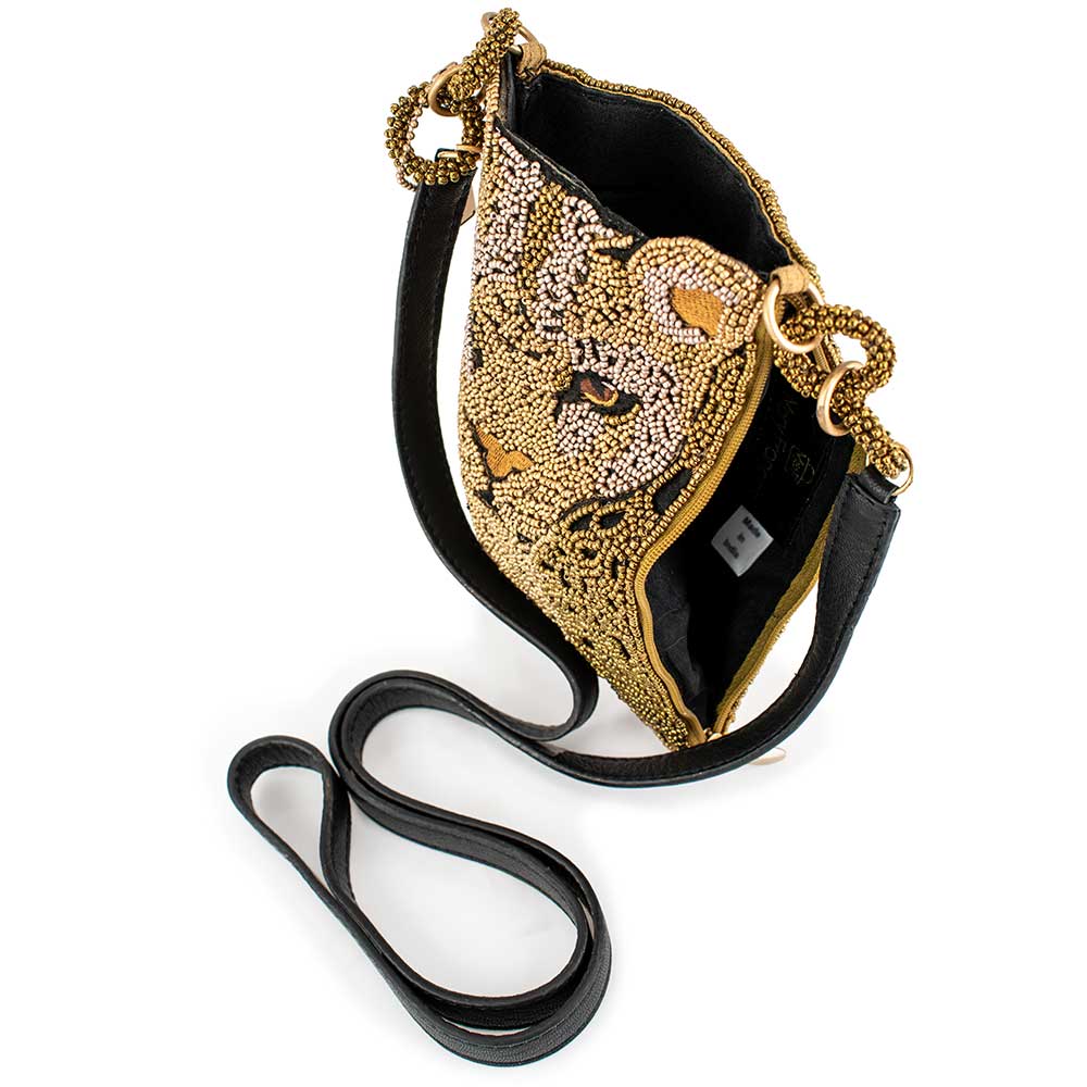 Mary Frances Gone Wild Beaded Crossbody Phone Bag