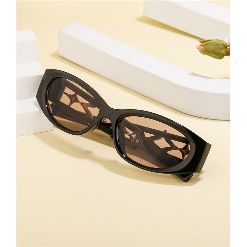 Unisex UV400 Full Oval Frame Outdoor Sport Cycling Eyewear Sunglasses
