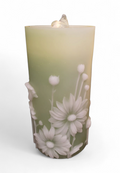 Daisy Water Candle