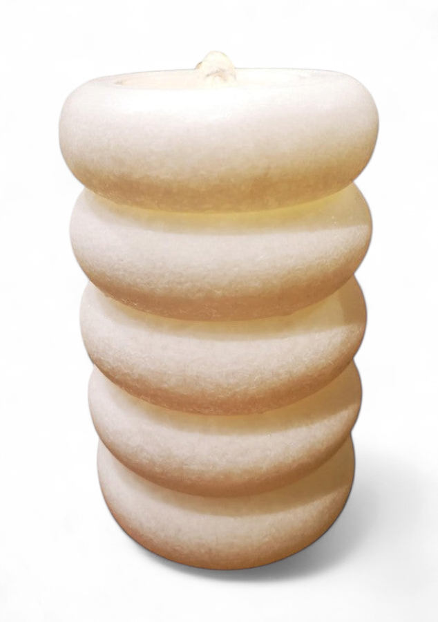 Modern Stacked Water Candle