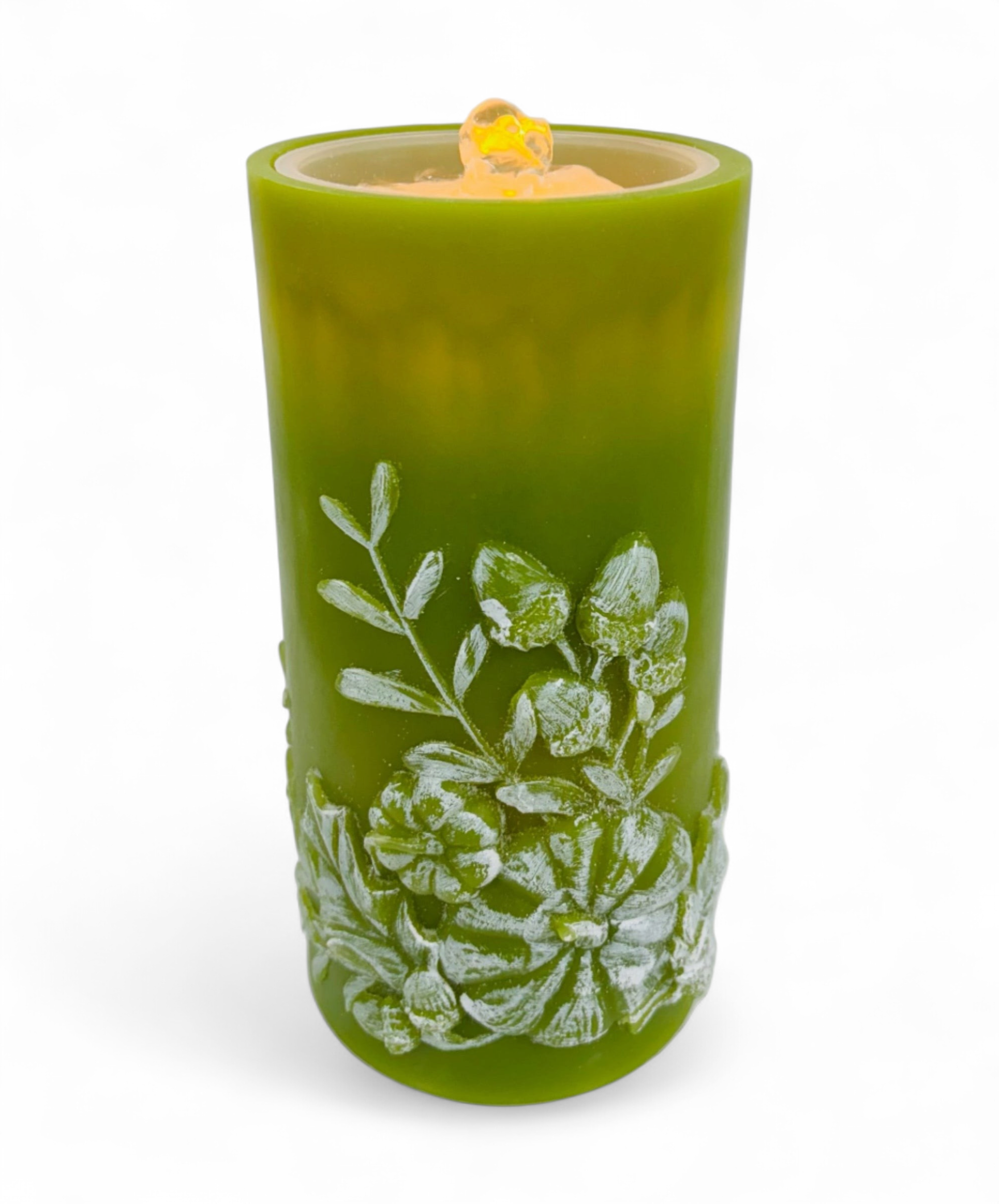 Autumn Pumpkins Water Candle