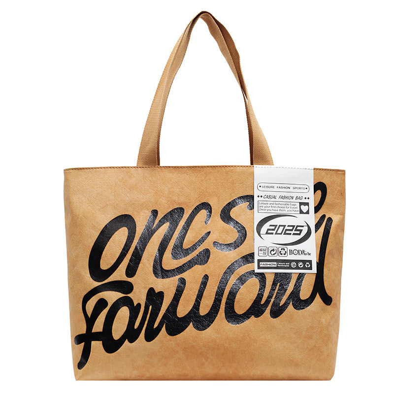 Multifunctional Waterproof Tote Bag | Shoulder & Hand Carry | Black & Khaki