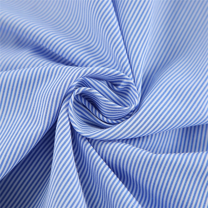 Chic Blue Striped Women's Two-Piece Suit