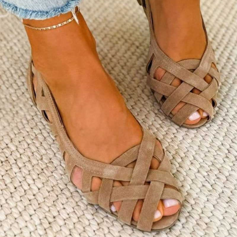 Women's Hollowed-Out Birds-Nest Sandals