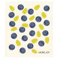 Blueberries Swedish dishcloth | Blue and green