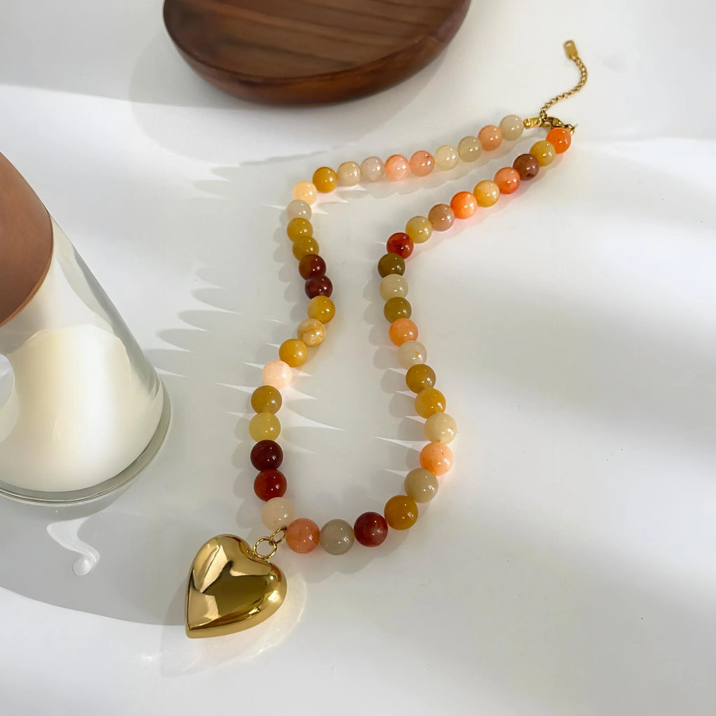 Bohemia Multi-color Stones Necklace
