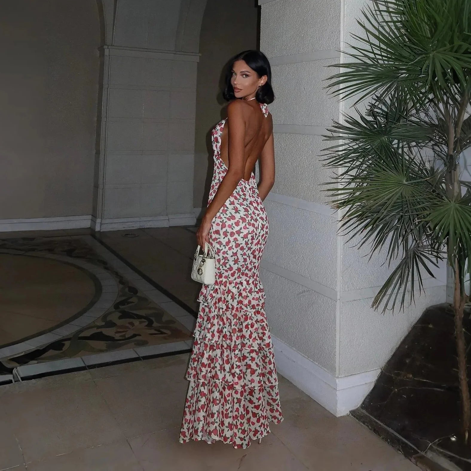 Bonfire Love Ruffled Maxi Dress
