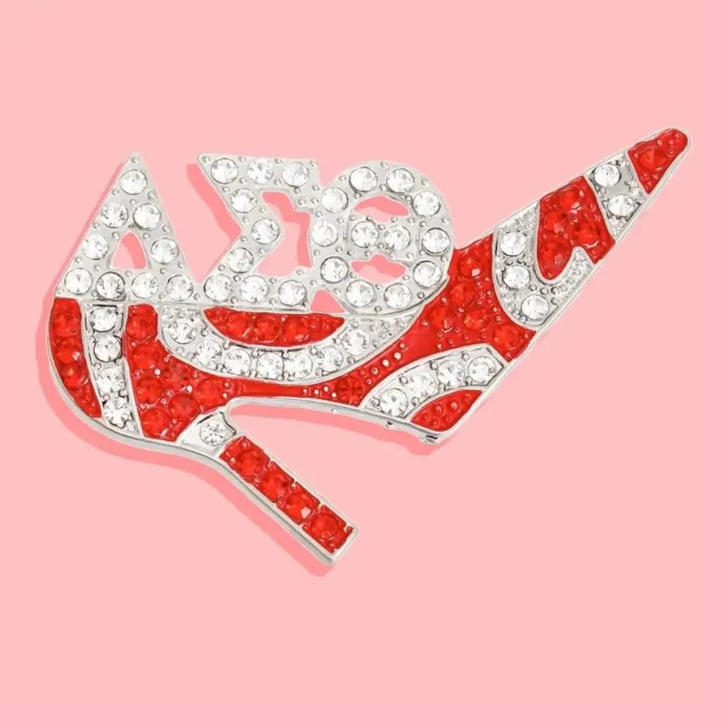 DST Brooch Delta Sigma Sorority Heel Pin for Women