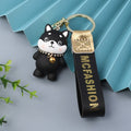 Shiba Inu Resin Keychain - Cute and Creative Cartoon Design
