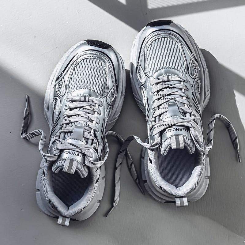 Breathable Mesh Sneakers for Wide Feet & Broad Toes | Casual Lace-Up Shoes