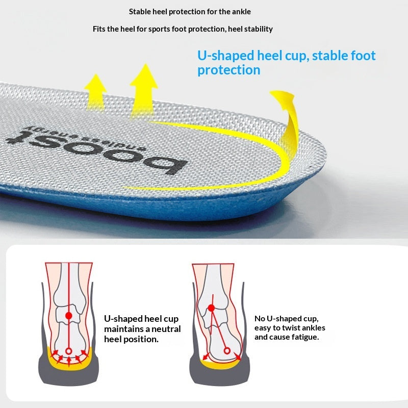 Premium Boost Badminton Insoles - Shock Absorption & Comfort for Men & Women