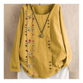 Loose Fit Printed Long Sleeve Shirt