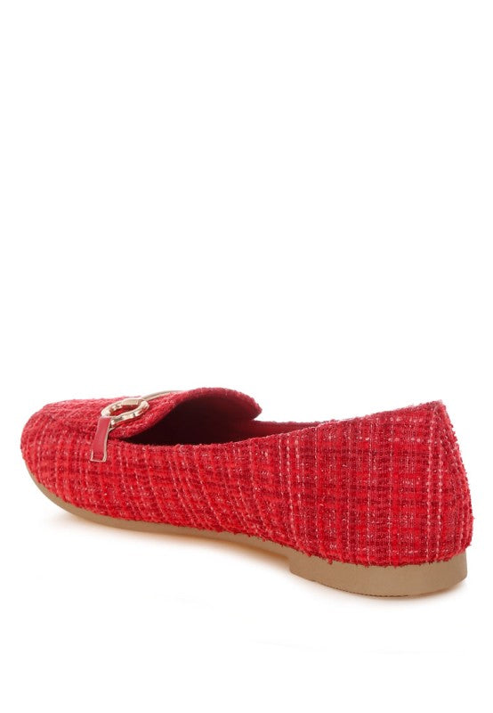 Drairi Horsebit Detail Tweed Loafers