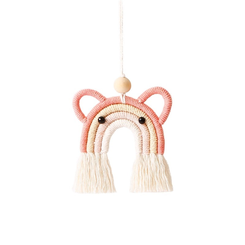 Handcrafted Cartoon Bear Car Hanging Ornament