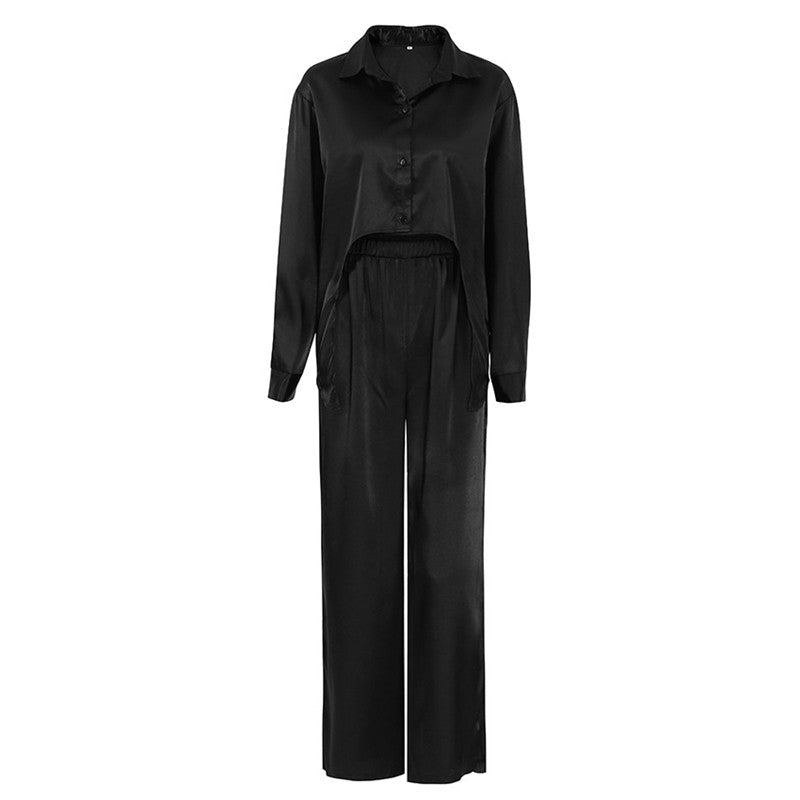 Relaxed Fit Women's Lightweight Casual Pajama Set