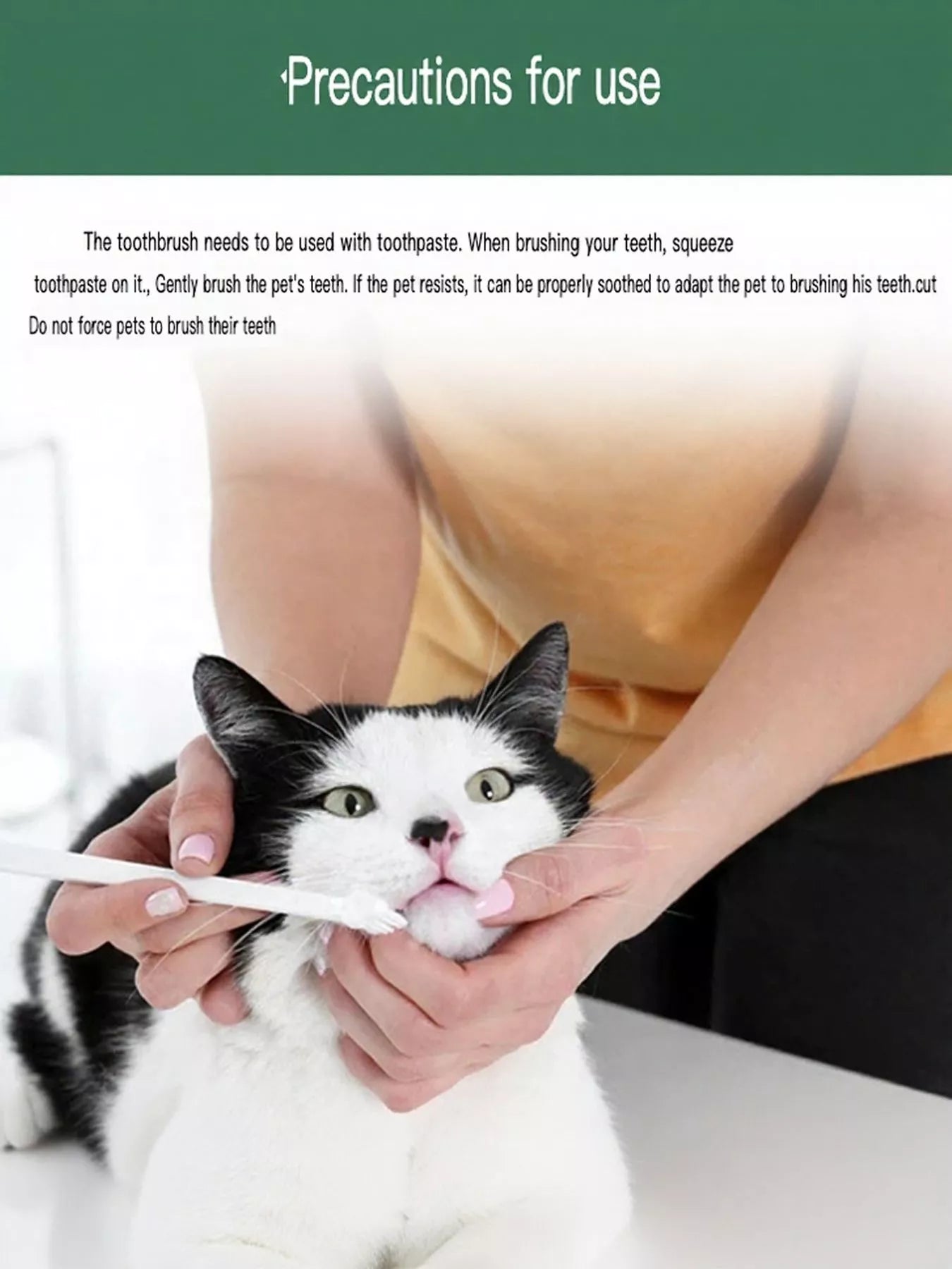 Plastic Pet Toothbrush