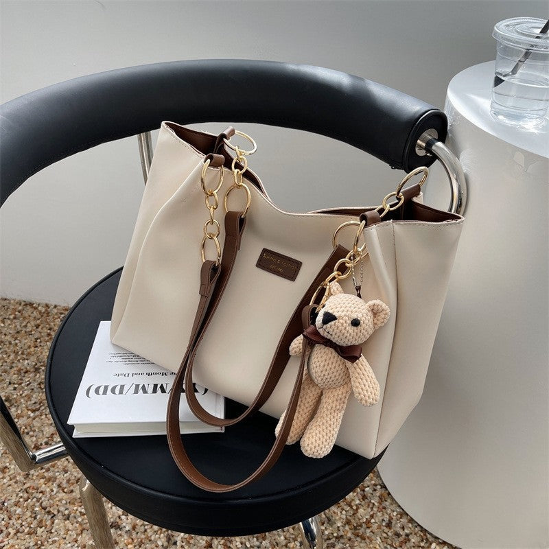 Versatile Shoulder Tote Bag with Large Capacity