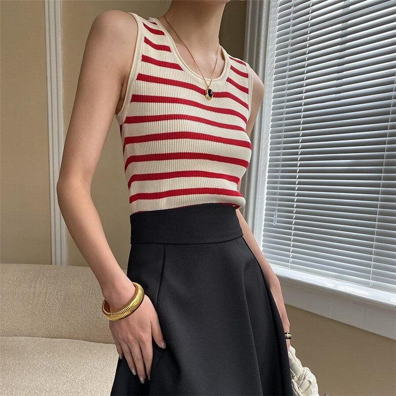 High-Waisted A-Line Midi Skirt in Solid Color