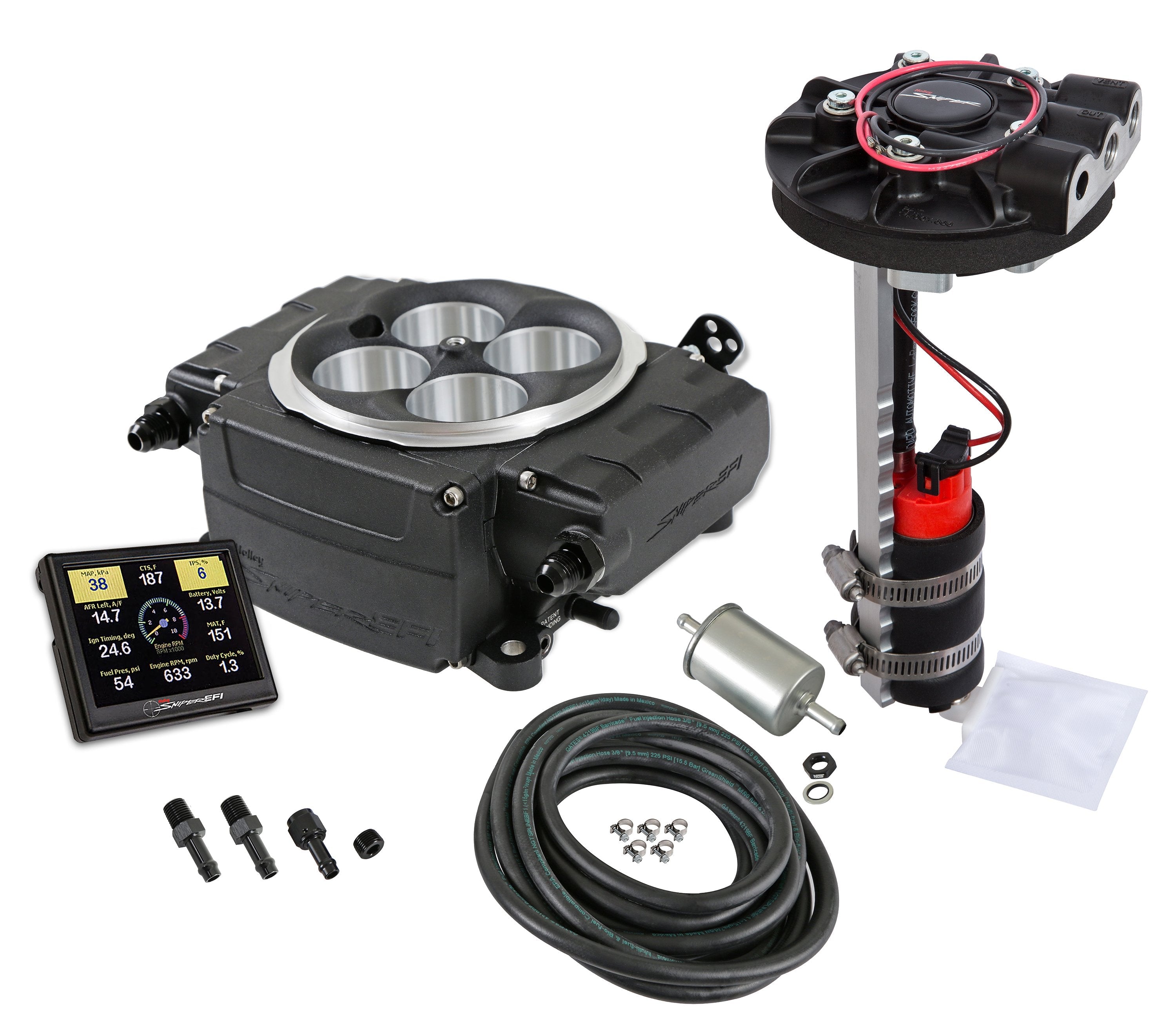 2 EFI - Black - Return Style Drop-In Module - Without PDM - 3.5 in. Handheld