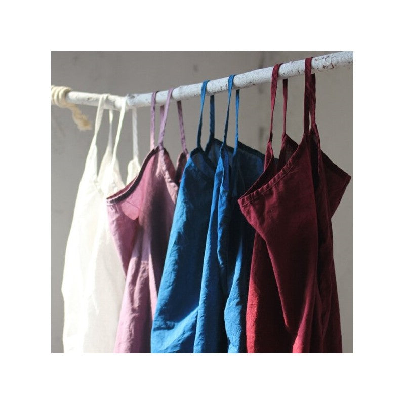 Solid Color Sleeveless Camisole Slip Dress