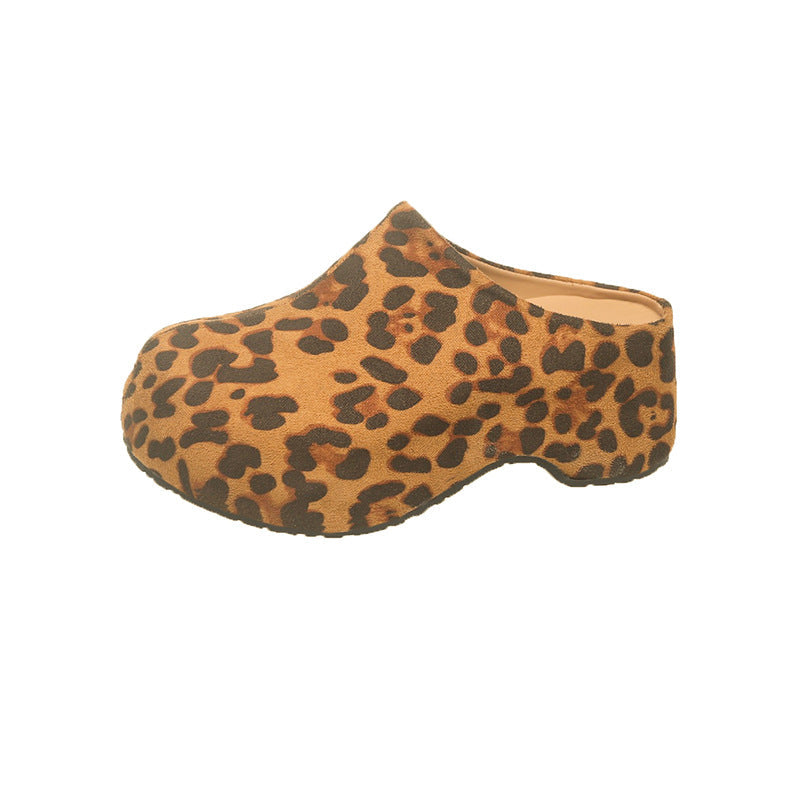 Women's Suede Platform Slippers - Height Boosting Comfort Shoes