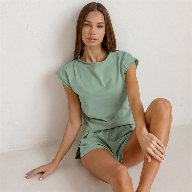 Women's Chic Sleeveless Knit 2-Piece Set for Fashionable Comfort