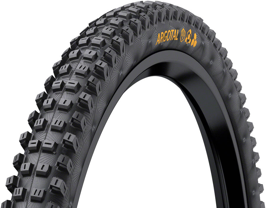 Continental Argotal Tire - 27.5 x 2.40 Tubeless Folding BLK SuperSoft Downhill Casing E25