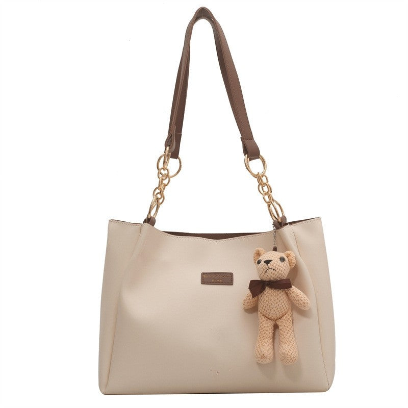 Versatile Shoulder Tote Bag with Large Capacity