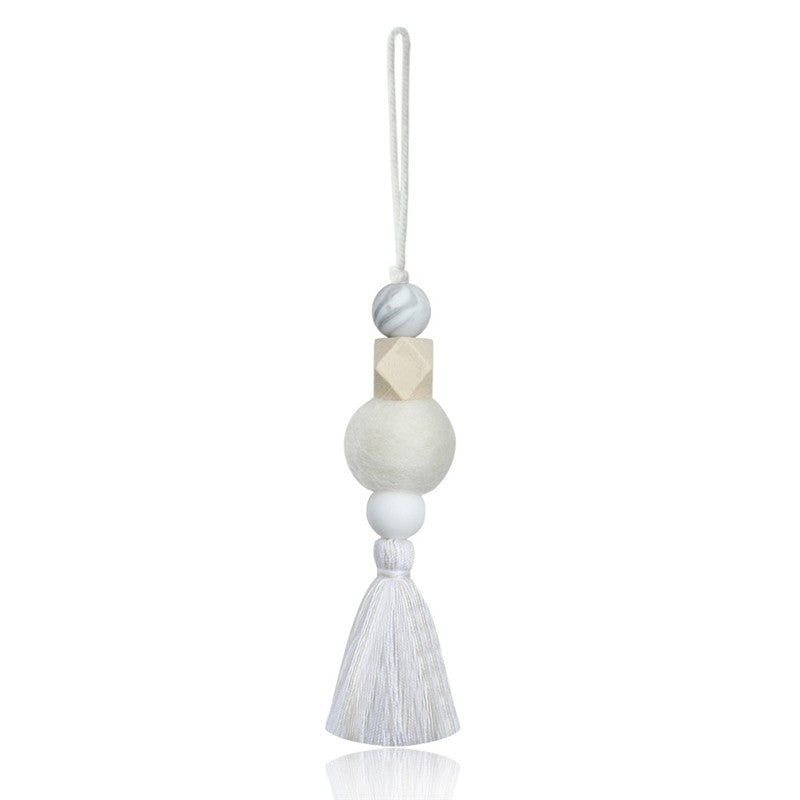 Unique Handcrafted Cotton Tassel Car Charm