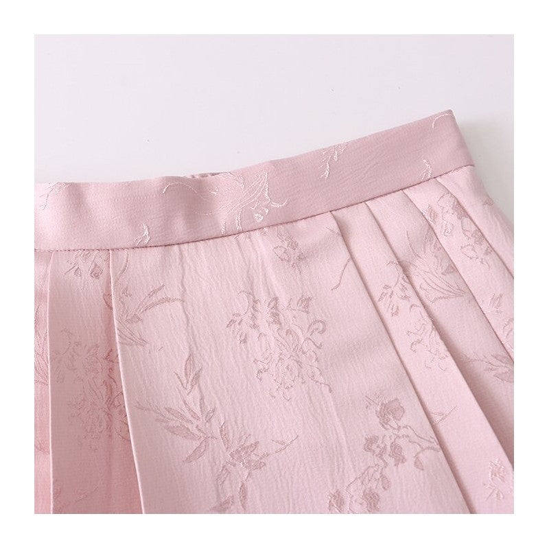 Jacquard Horse Pattern Skirt