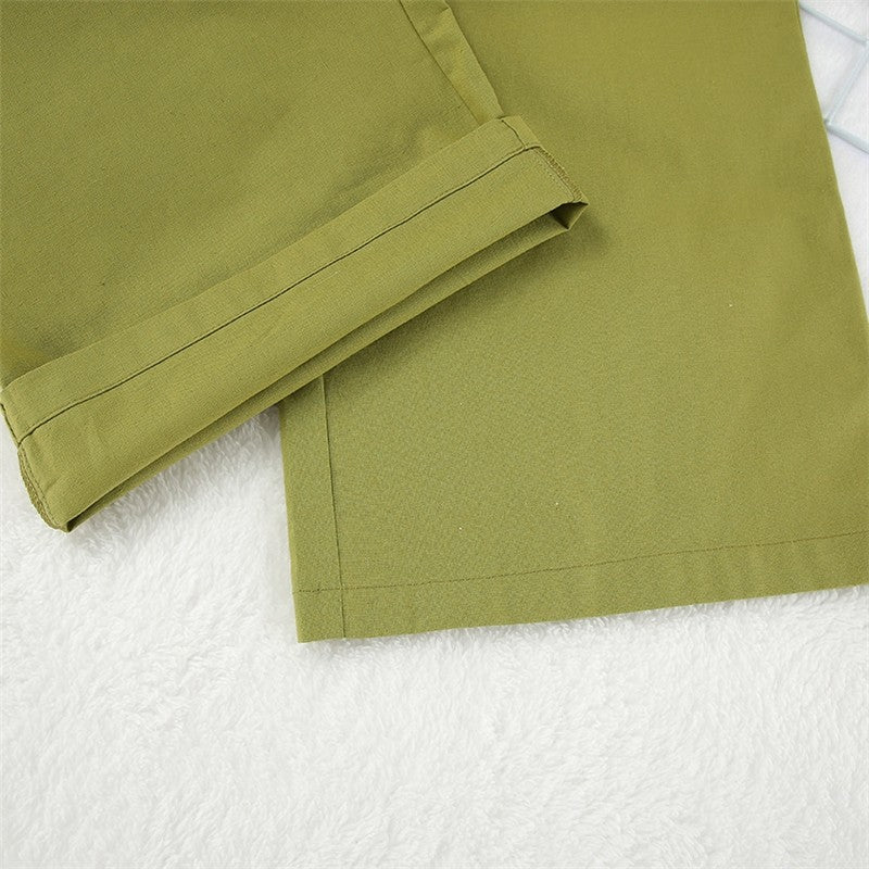 Cotton Camisole and Trousers Pajama Set for Women