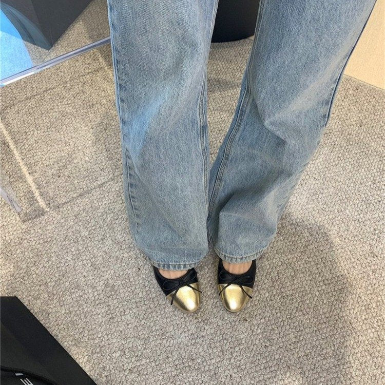 Sequin Pointed Toe Flats