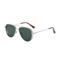 Men's Vintage Double Beam Frog Sunglasses