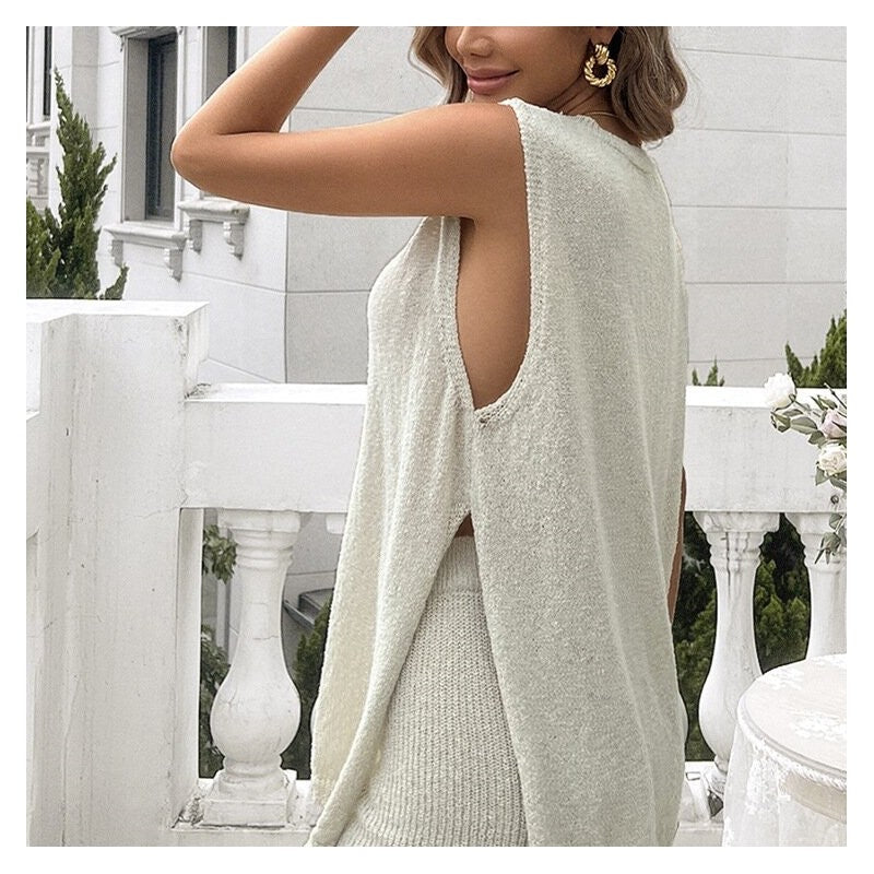 Casual Solid Shorts and Sweater Bundle