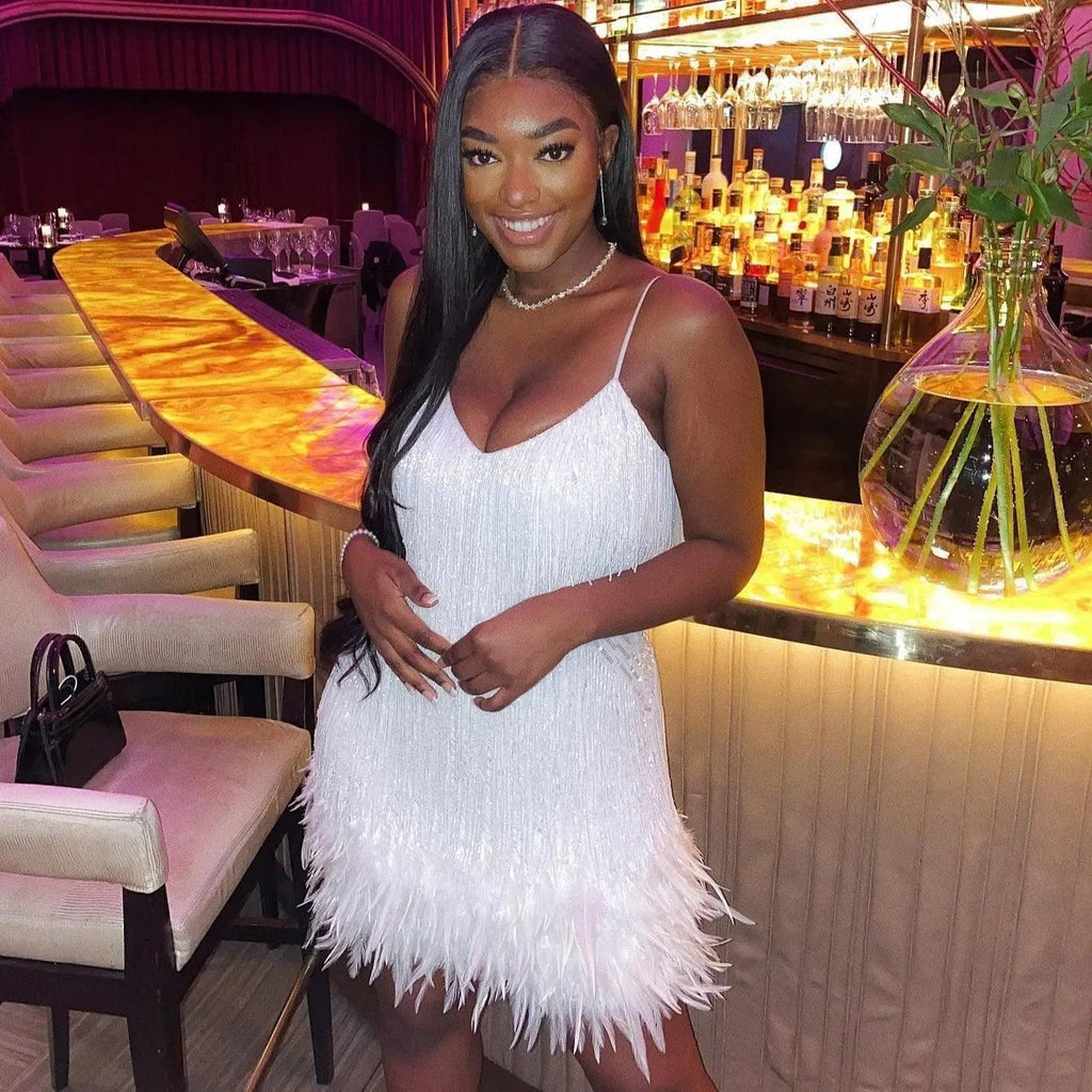 Candyfloss Dream White Mini Dress