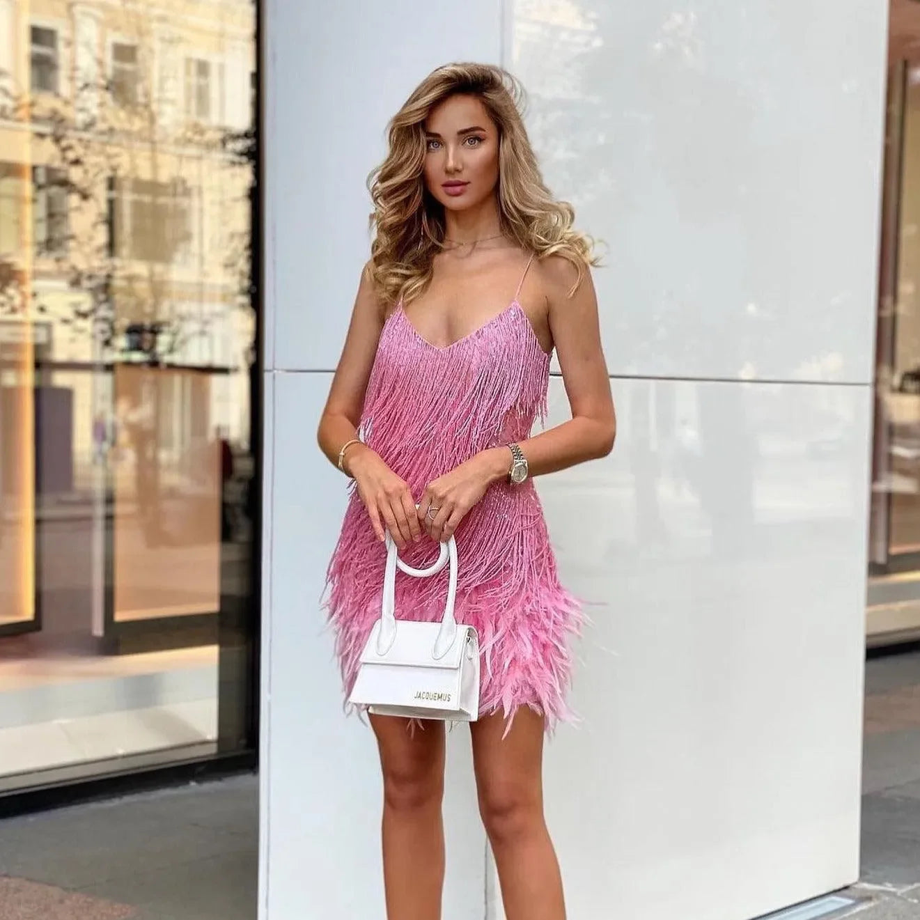 Candyfloss Dream Pink Mini Dress