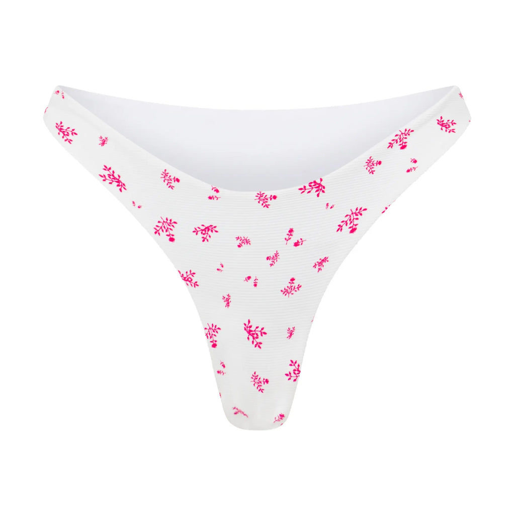 Capri Petals Ribbed Halter Bikini