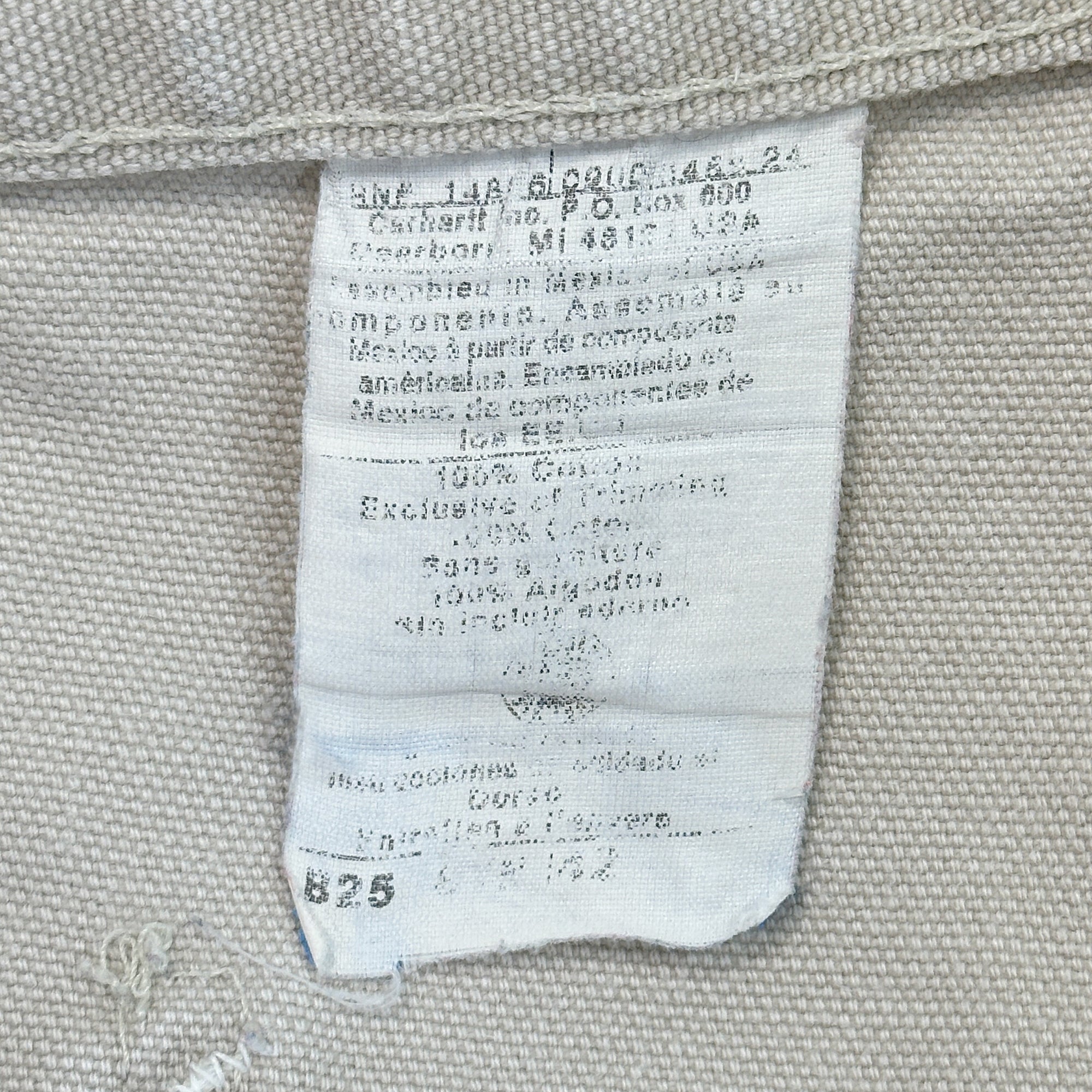 Carhartt Men's Vintage Khaki B25 Shorts 42