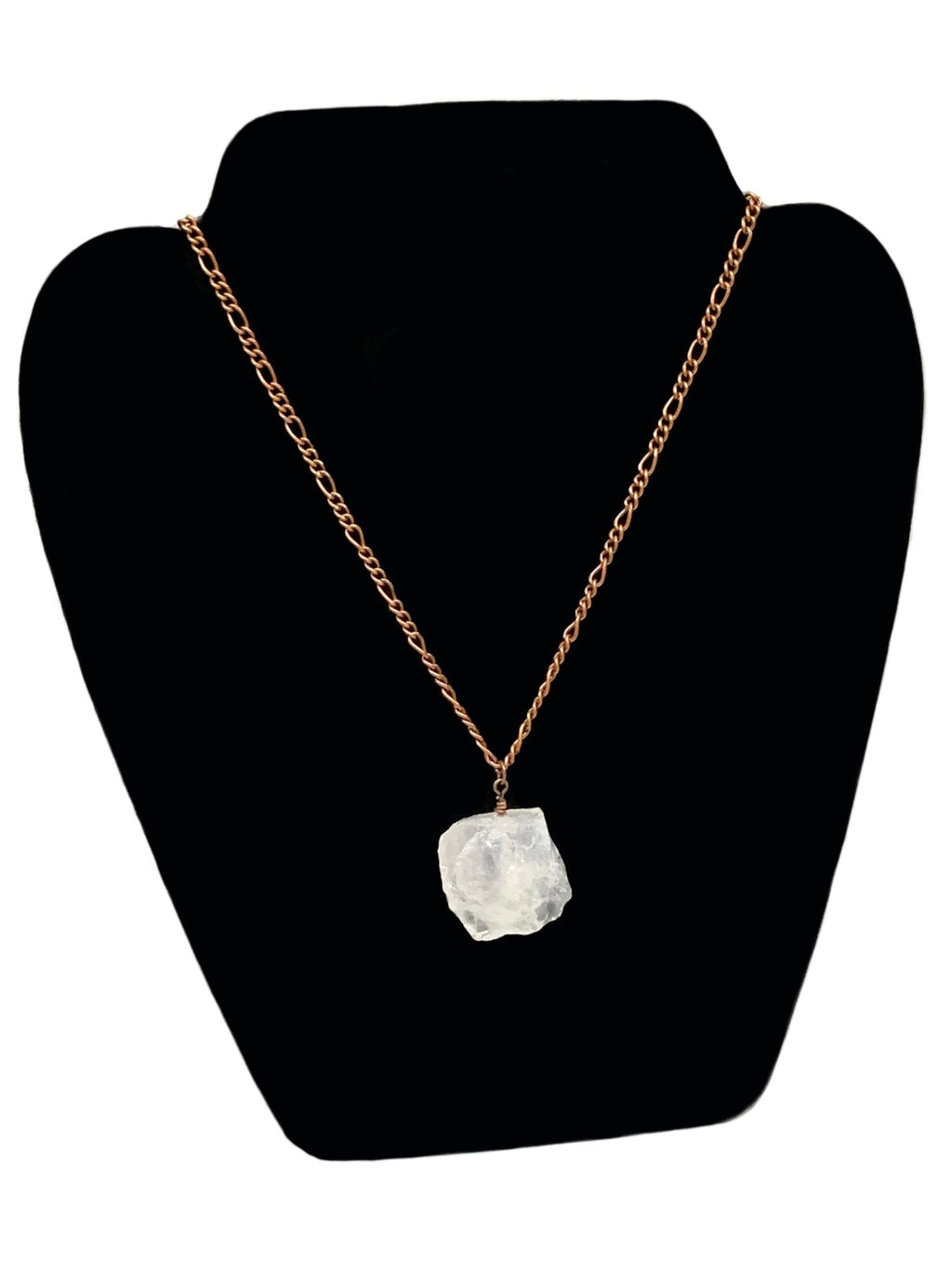 Cassiopeia Authentic Raw Clear Quartz Handmade Pendant Necklace