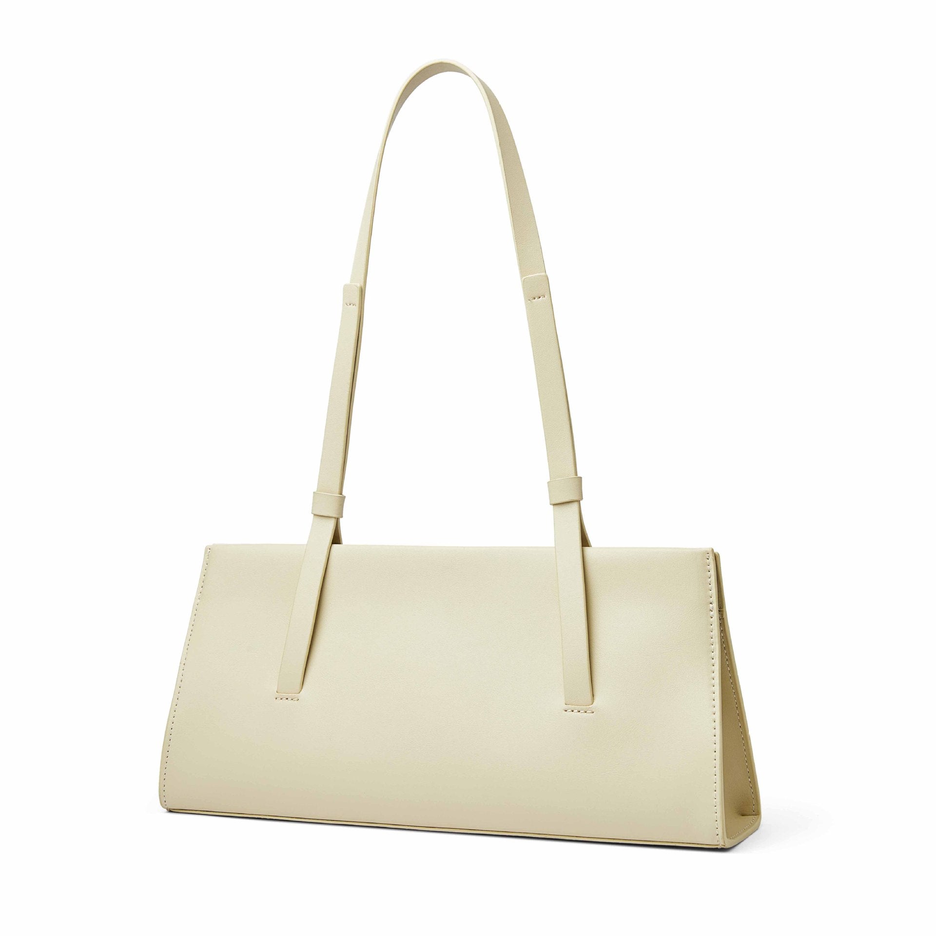 Women's Genuine Leather Underarm Shoulder Bag - Urban Minimalist Commuter Handbag