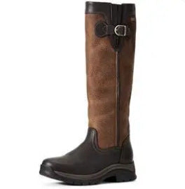 Women's Waterproof PU Leather Ankle Boots – Belt Buckle Round Toe Thick Sole High-Top