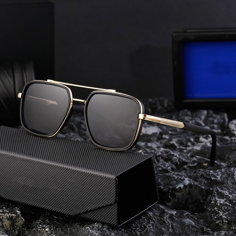 Fashion Square Full Frame UV400 UV Protection Outdoor Eyewear Sunglasses