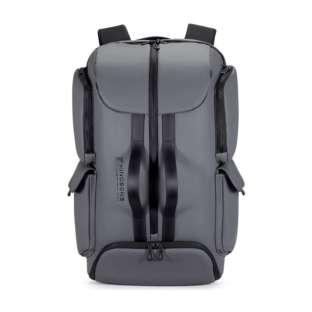 Men's Business Backpack With Large Laptop Capacity — Dark Gray