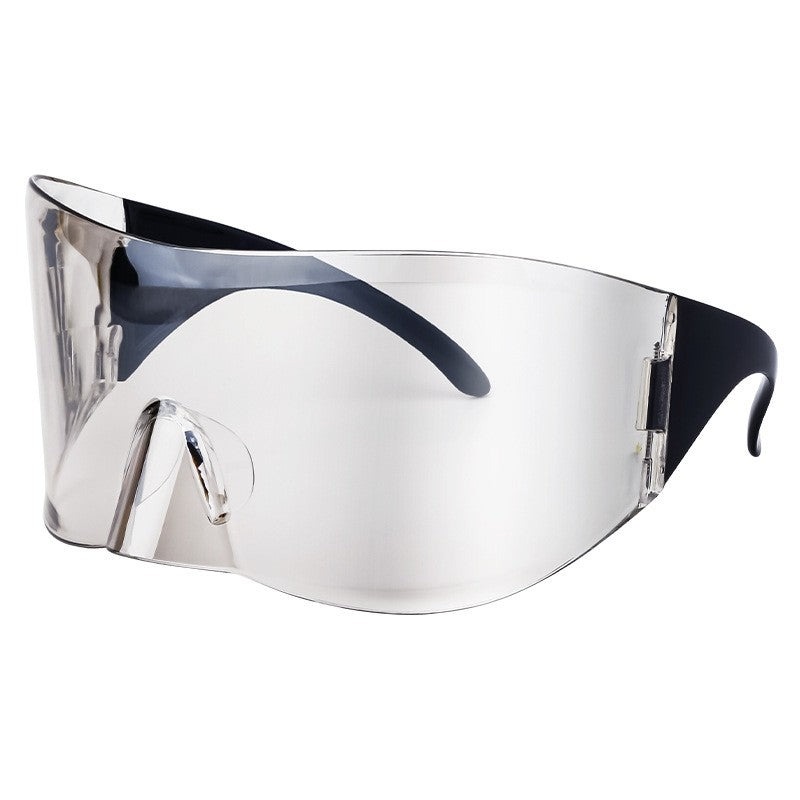Men's One Piece Large Frame Sports Sunglasses